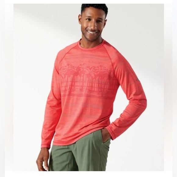 NWT Tommy BAHAMA Palm Boulevard IslandZone® Long-Sleeve Crew - Picture 4 of 8